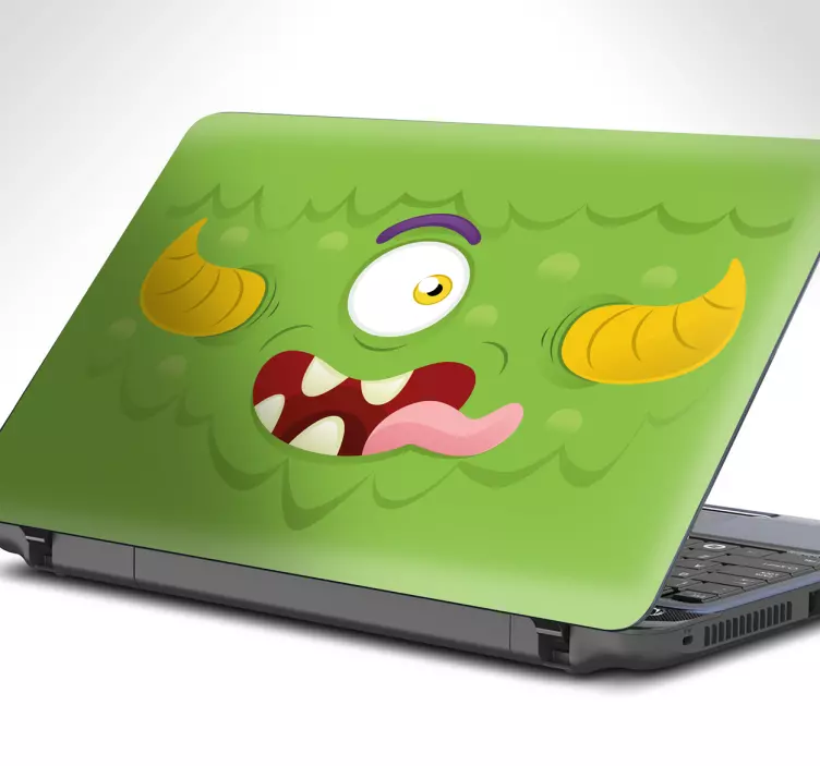 Monster barn laptop klistremerke - Tenstickers