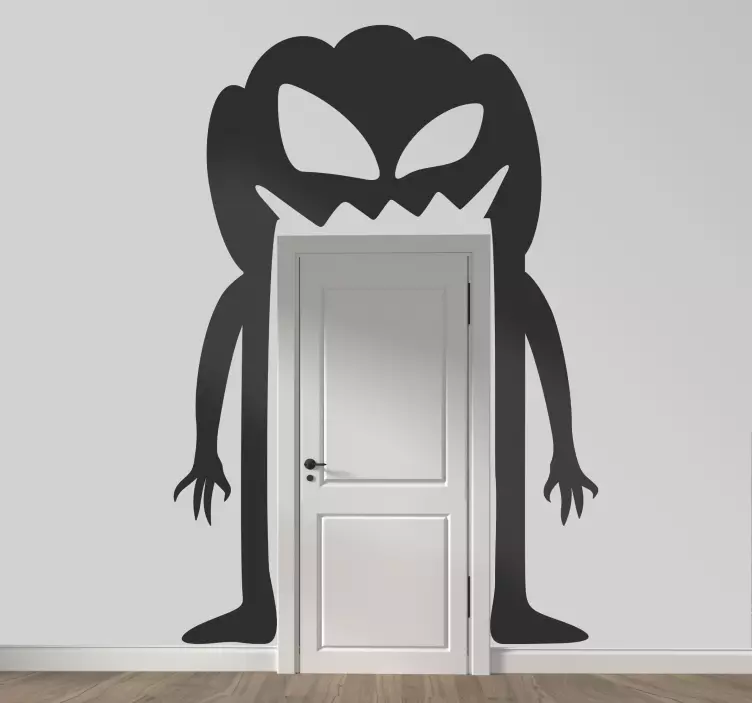 Monsterdør halloween klistremerker - Tenstickers