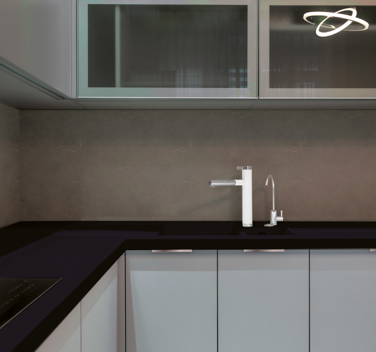 Mørk steineffekt kjøkkenklistremerke - Tenstickers