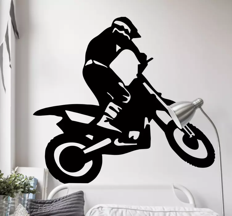 Motocross vegg klistremerke - Tenstickers