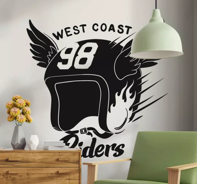 Motorsykkel gjengen motorsykkel dekal - Tenstickers