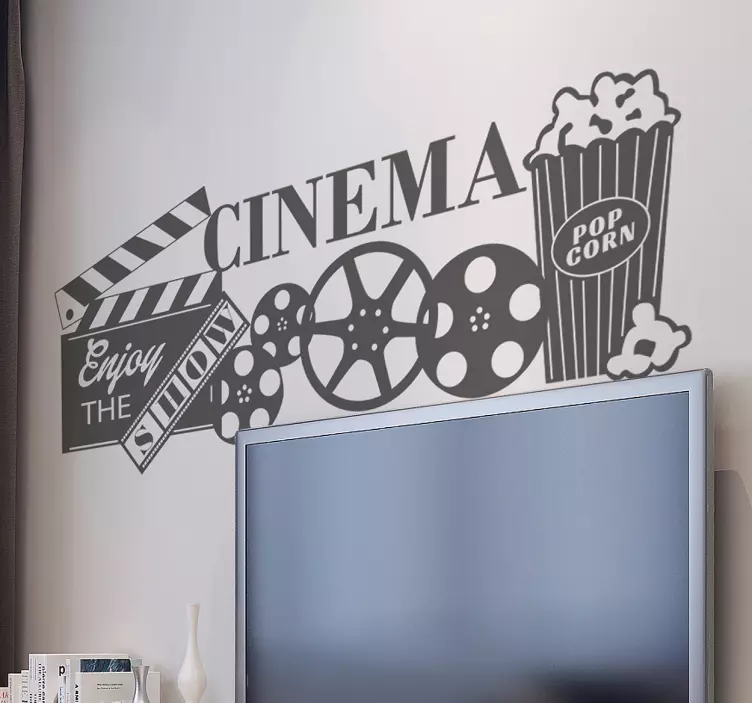 Moviegoers kino vegg klistremerke - Tenstickers
