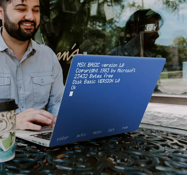 Msx laptop skin - Tenstickers