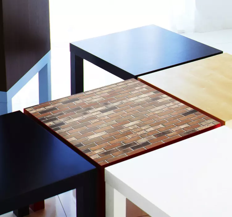 Murstein tekstur mangler dekal - Tenstickers