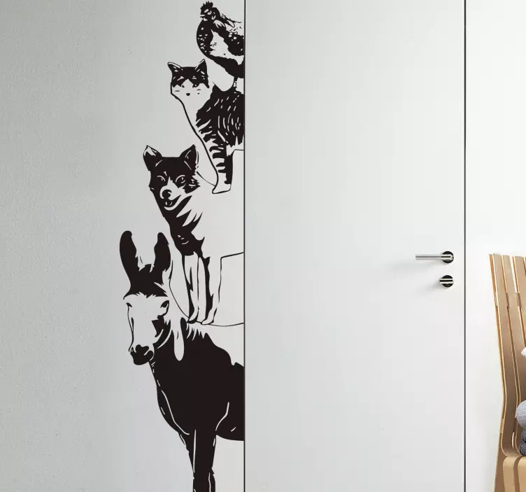 Musikere av bremen veggklistremerke - Tenstickers