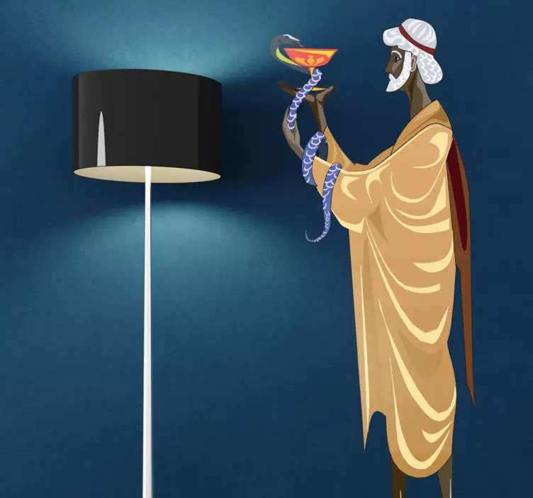 Mytologi asclepius-klistremerke - Tenstickers