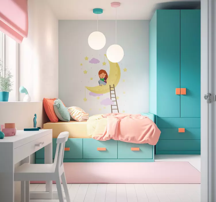 Nattehimmel dekorativt klistremerke - Tenstickers