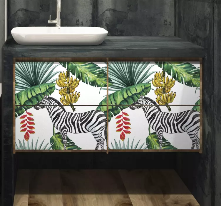 Natur mønster møbler klistremerke - Tenstickers