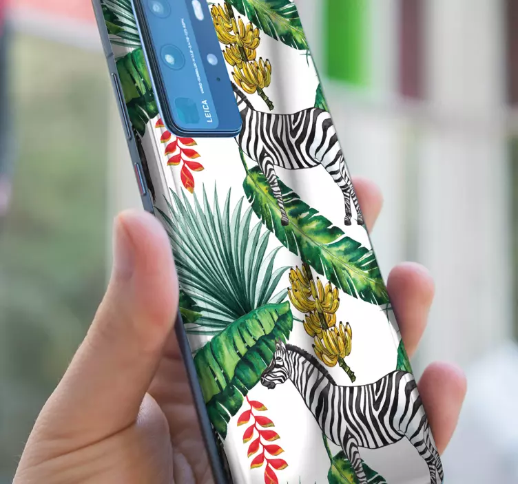 Natur mønster huawei klistremerke - Tenstickers