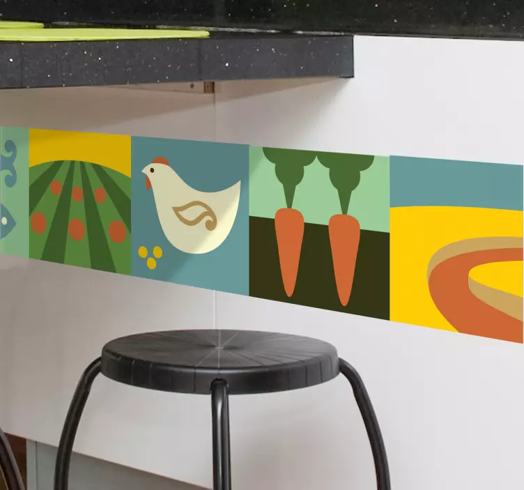 Natur vegg klistremerke - Tenstickers