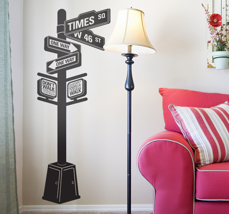 New york city panel wall klistremerke - Tenstickers