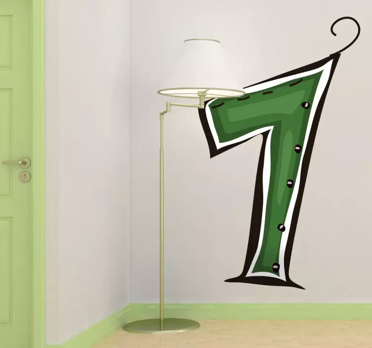 Nummer 1-klistremerke - Tenstickers