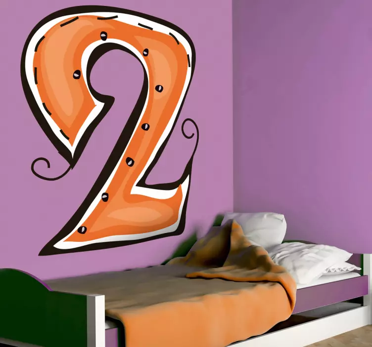 Nummer klistremerke - Tenstickers