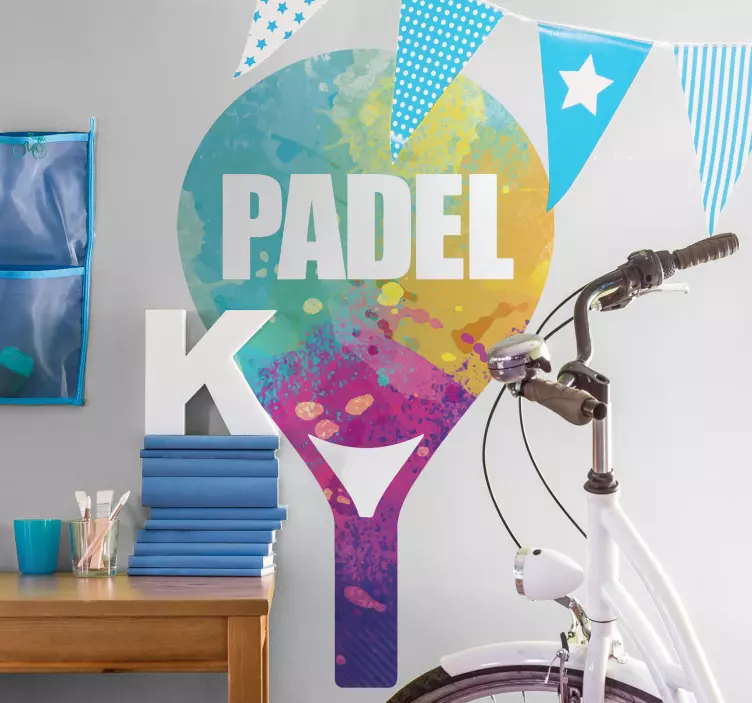 Padel rekkert wall stickers - Tenstickers