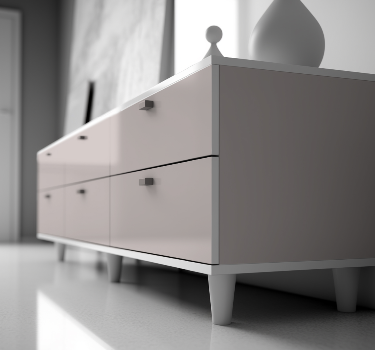 Pastellgrå flate farger klistremerker - Tenstickers