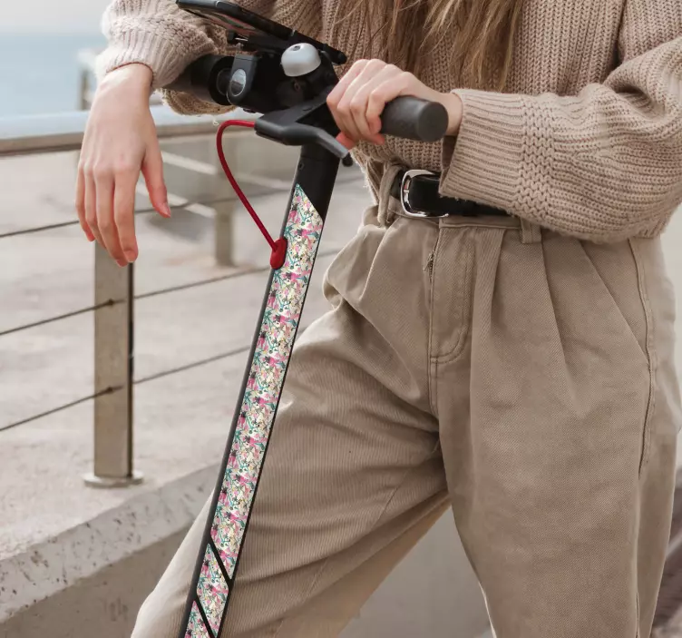 Patinete Splash klistremerke til sparkesykkel - Tenstickers