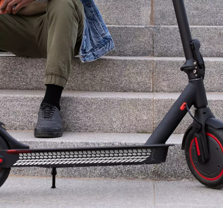 Patinett merke hjul bil dekal - Tenstickers