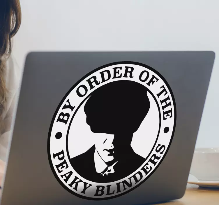 Peaky blinders bærbare klistremerke - Tenstickers