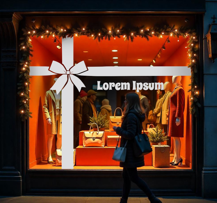 Personlig gavebånd klistremerke dyr - Tenstickers