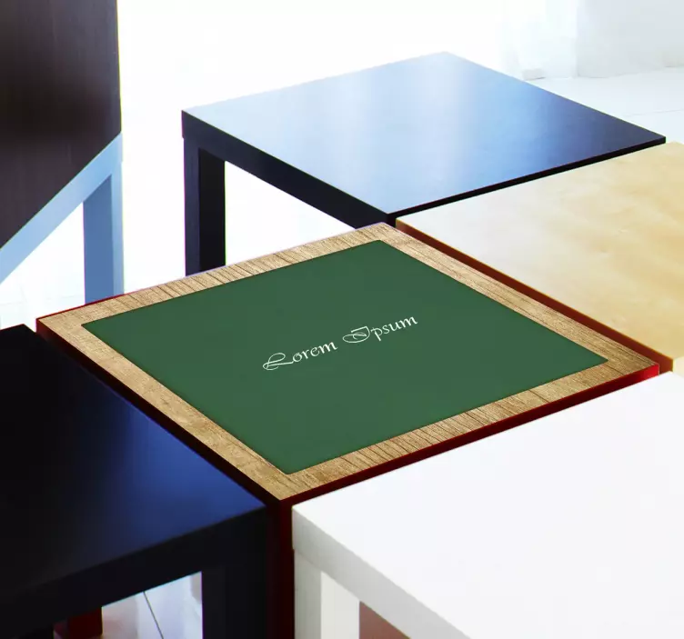 Personlig pokerbord-klistremerke - Tenstickers