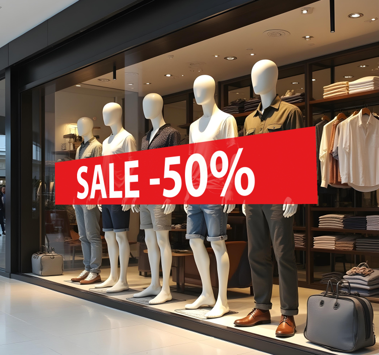 Personlig rabatt salgsklistremerke - Tenstickers