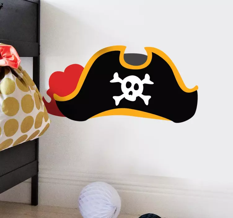 Pirater hatt barn klistremerke - Tenstickers