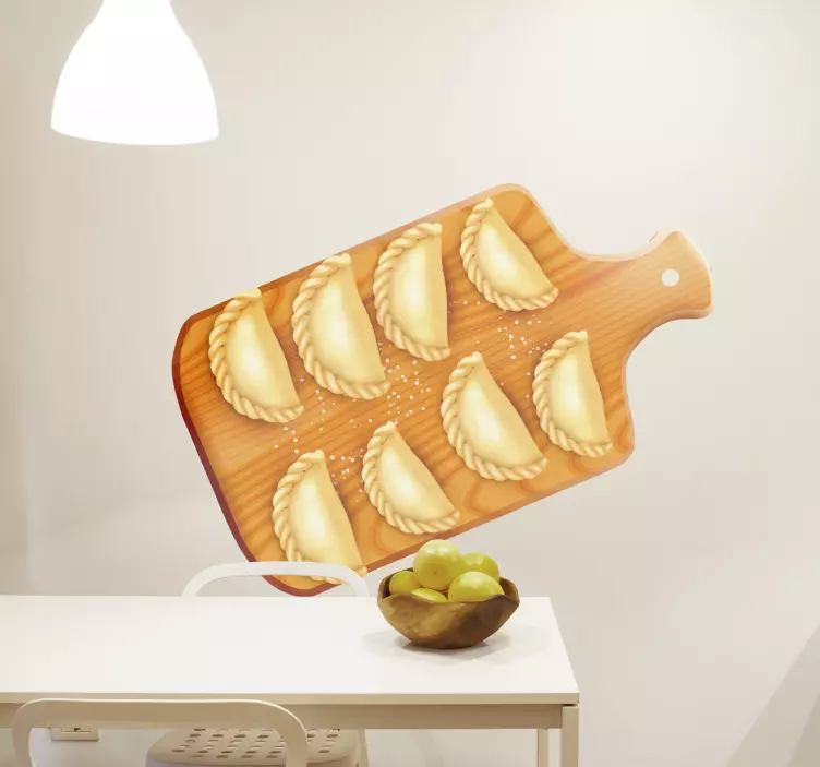 Veggklistremerke til bestikk av polsk-kløe - Tenstickers