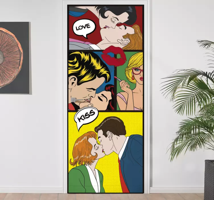 Pop art wall art klistremerke - Tenstickers