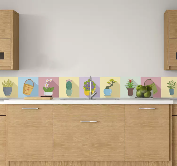 Potter vegg kant vinyl klistremerke - Tenstickers