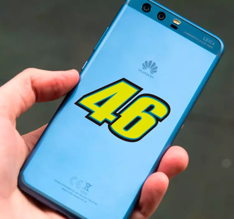 Rossi nummer vinyl (huawei) - Tenstickers