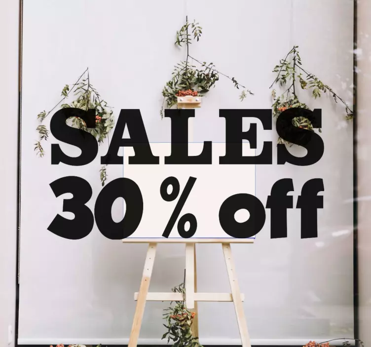 Salg personlig vindu klistremerke - Tenstickers