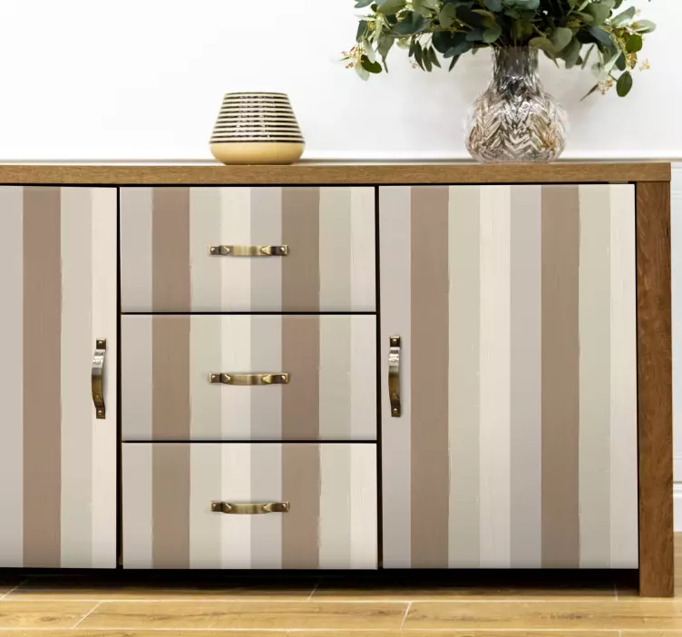 Sand farge klistremerke møbler - Tenstickers