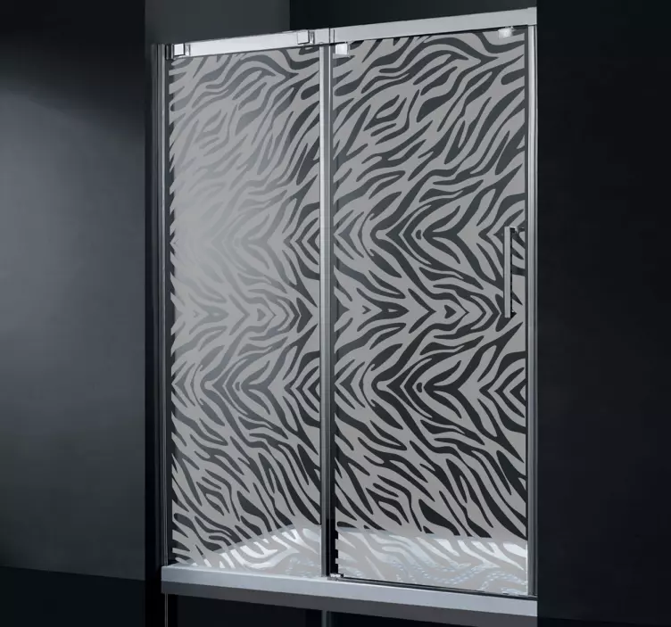 Sebra dusj klistremerke - Tenstickers