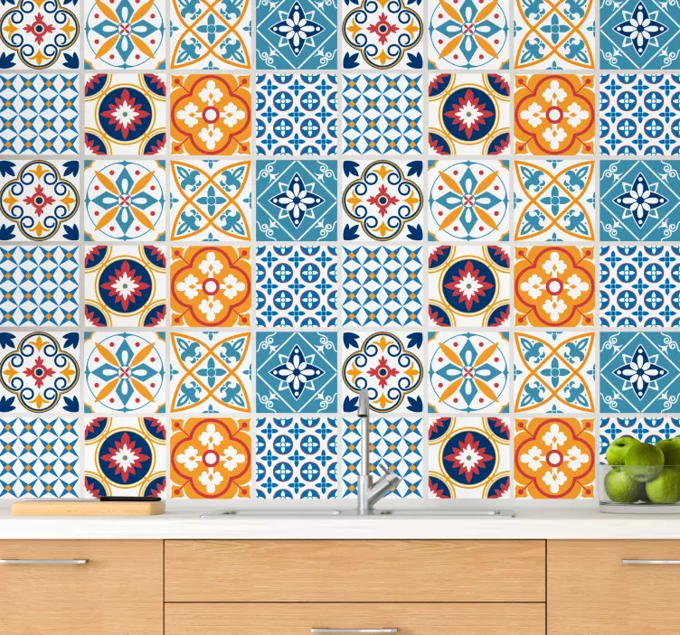 Sevrinia sementfliser klistremerke - Tenstickers