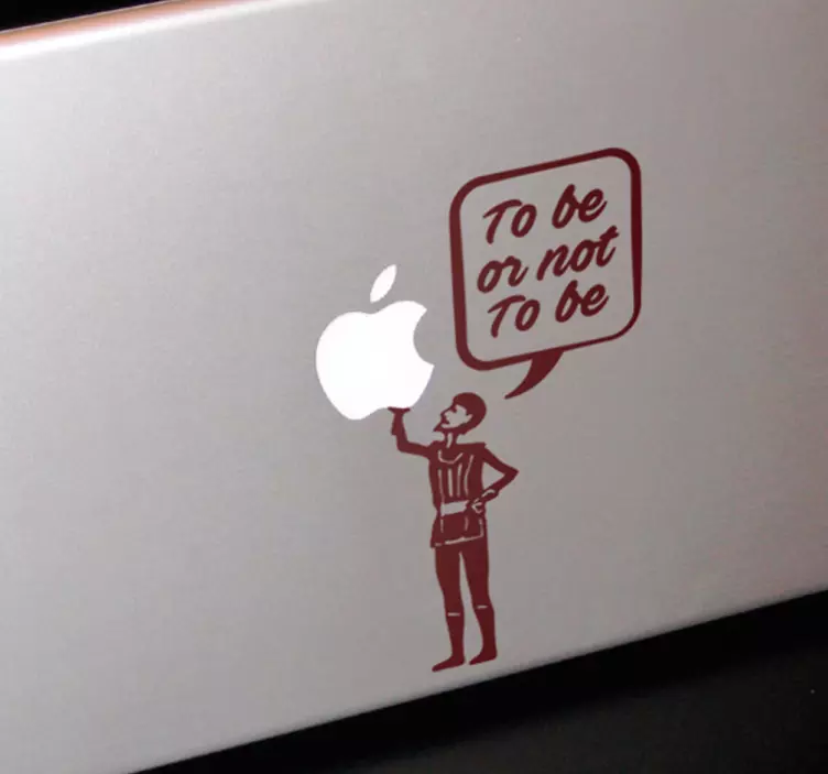 Shakespeare-klistremerke for macbook - Tenstickers