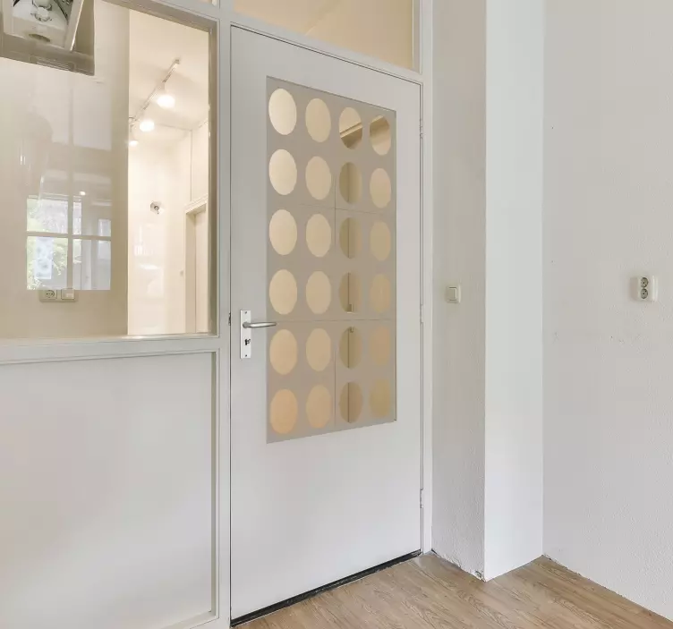 Sirkler for dør klistremerker sirkel - Tenstickers