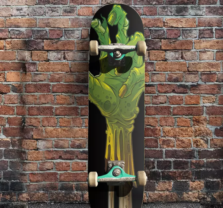 Skateboard image picture monster dekal - Tenstickers