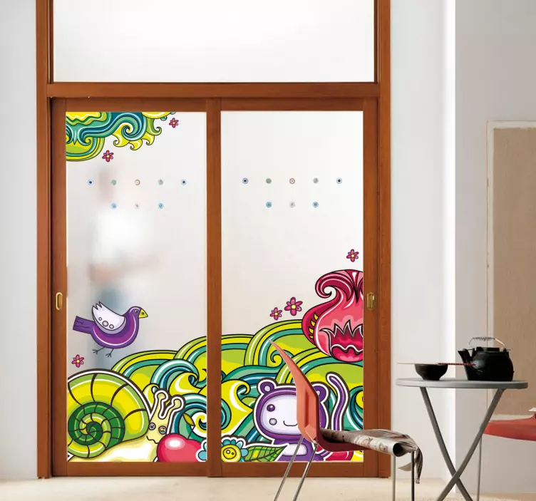 Skog vinyl klistremerke - Tenstickers