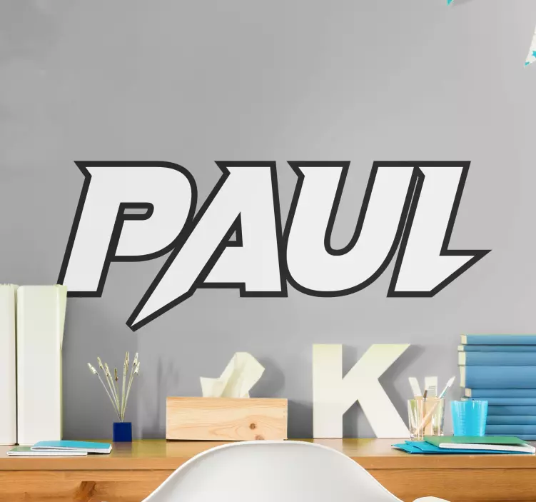 Slående tilpasset navn klistremerke for tenåring - Tenstickers