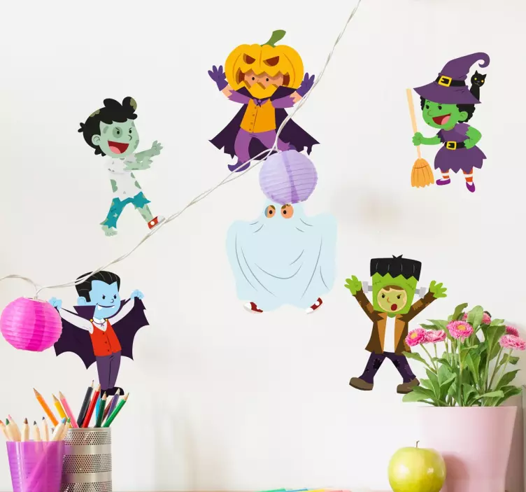 Små halloween-figurer - Tenstickers