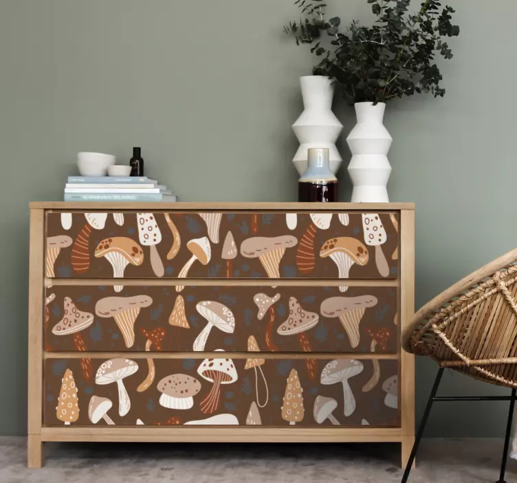 Soppsammensetning klistremerke møbler - Tenstickers