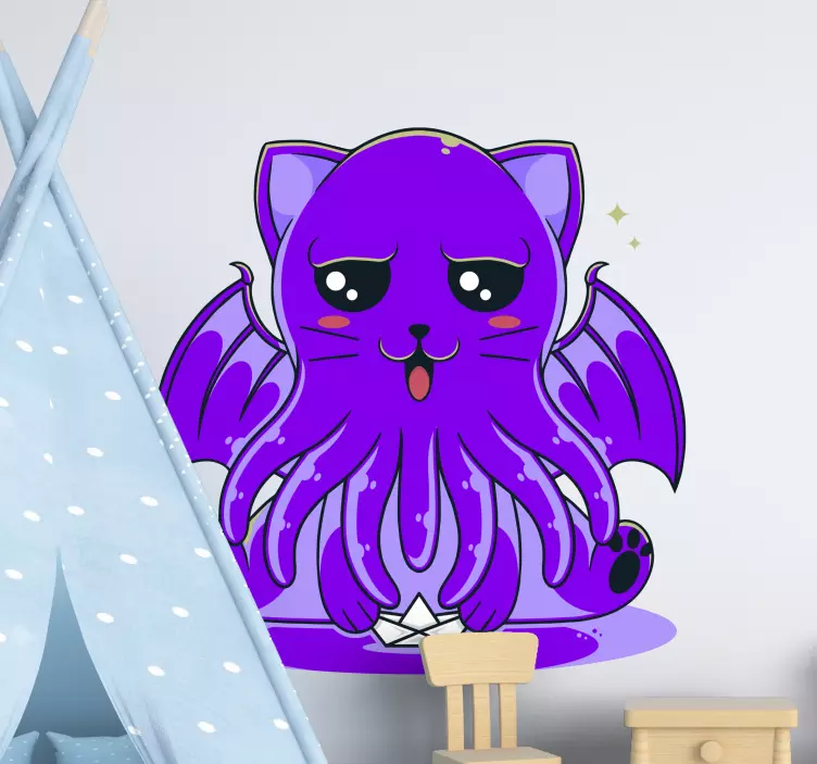Søt mytisk skapning klistremerke for barn - Tenstickers