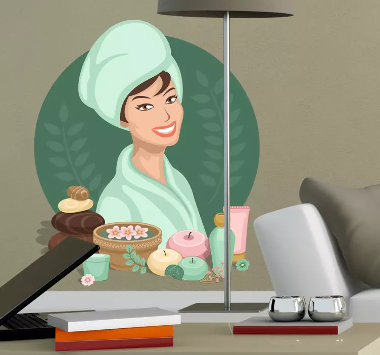 Spa design klistremerke - Tenstickers