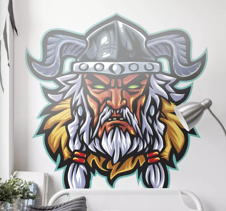 Spill viking krigsherre videospill klistremerke - Tenstickers