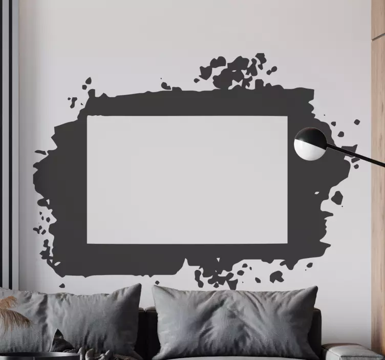 Splash rammer bilderamme klistremerker - Tenstickers