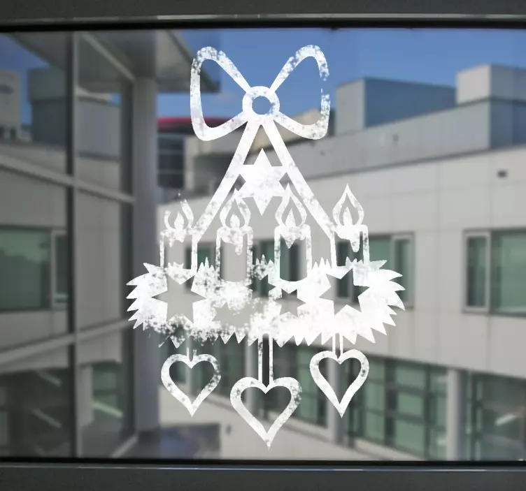 Stearinlys julemerke - Tenstickers