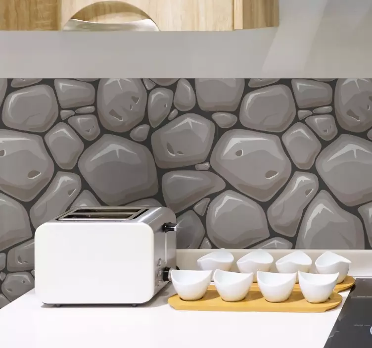 Stein effekt veggmaleri klistremerke - Tenstickers