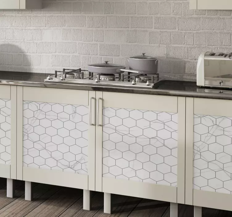 Møbler klistremerke med steinkstur - Tenstickers