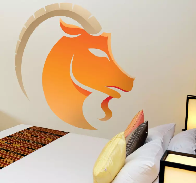 Steinbukken stjernetegn vegg klistremerke - Tenstickers