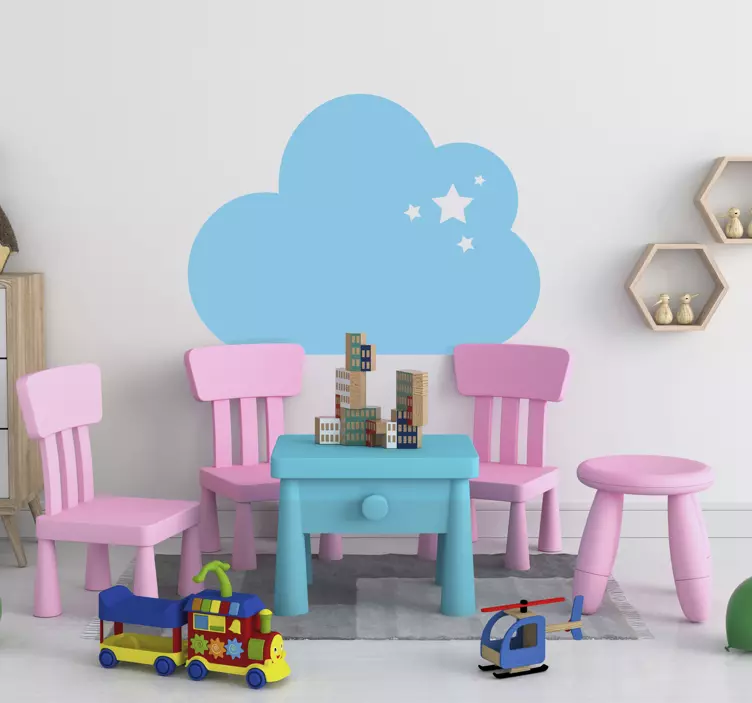 Stjernehimmel dekorativ klistremerke for skyhodegavel - Tenstickers